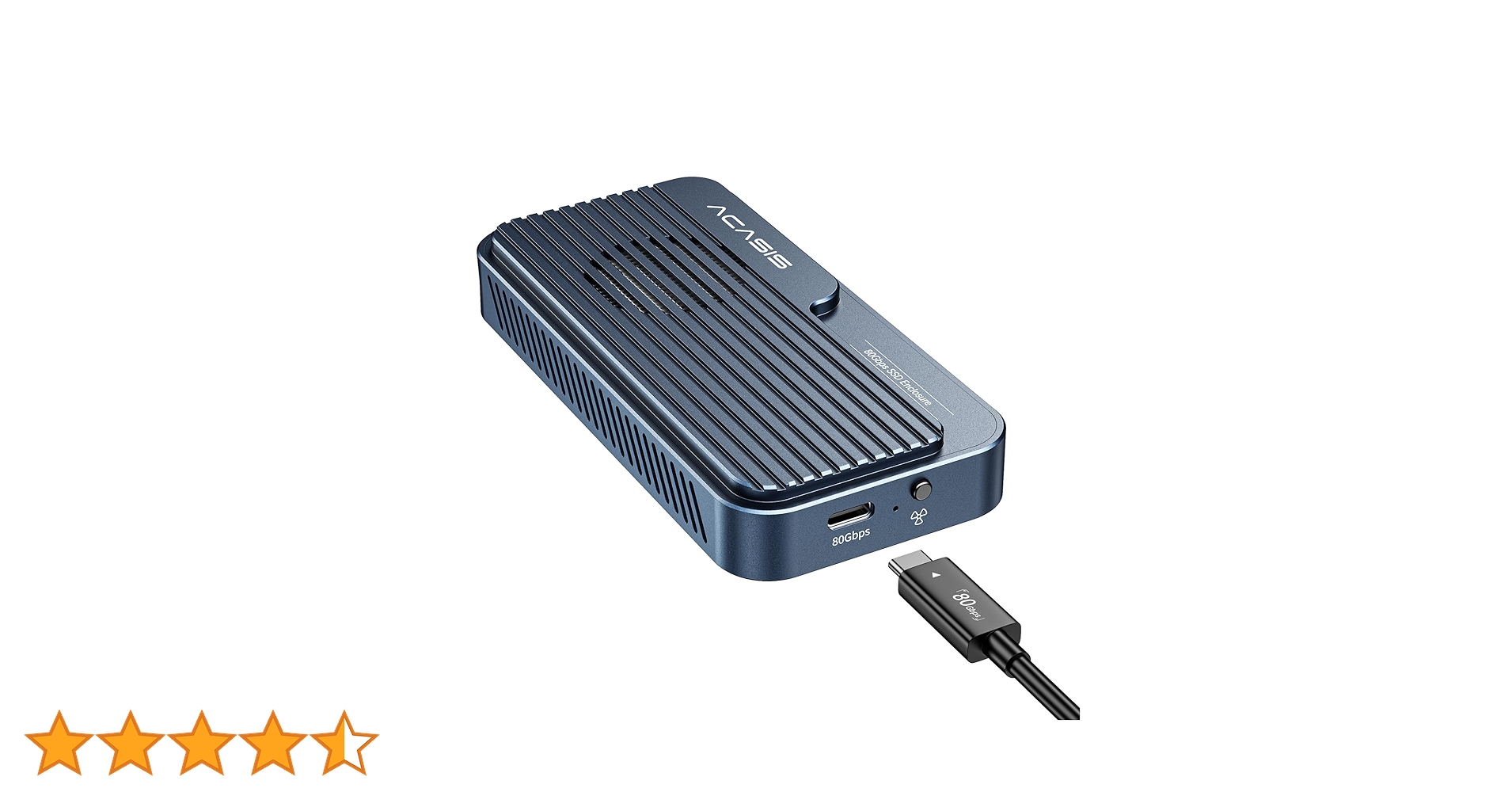 ACASIS 80Gbps外付けケースThunderbolt5 おまけ0.3m Amazon.com